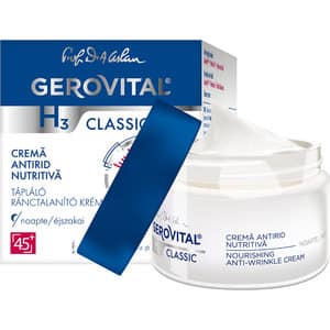 Crema de fata antirid GEROVITAL H3 Classic Nutritiva, 50ml