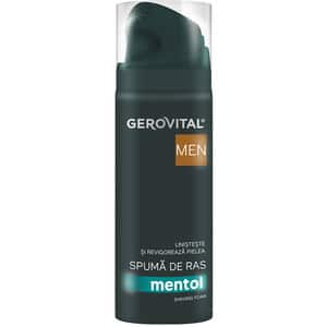 Spuma de ras GEROVITAL Men Mentol, 200ml