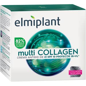 Crema de zi ELMIPLANT Multicollagen, SPF 10, 50ml