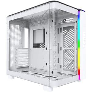 Carcasa PC MONTECH King 95, USB Type-C, fara sursa, alb