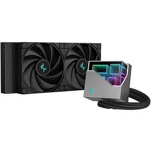 Cooler procesor cu racire lichida DEEPCOOL LT520 aRGB, 2 x 120mm, negru