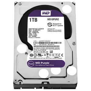 Hard Disk desktop WD Purple, 1TB, Surveillance, SATA3, 64MB, WD10PURZ