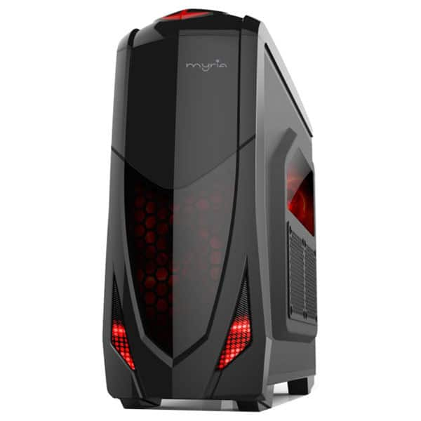 Carcasa PC MYRIA MY8065, USB 3.0, fara sursa, negru