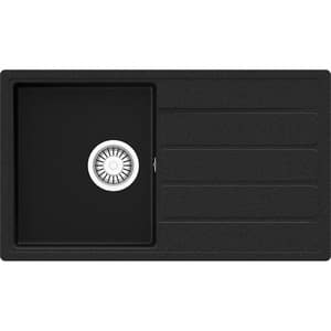 Chiuveta bucatarie TEKA Comfor 45 B-TQ 1B 1D, 1 cuva, picurator reversibil, compozit quartz, negru