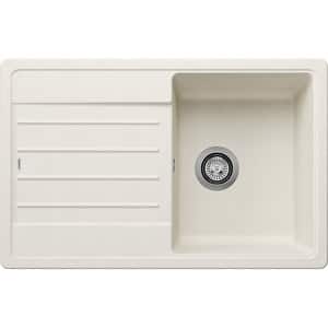 Chiuveta bucatarie BLANCO Legra 45 S, 1 cuva, picurator reversibil, compozit granit, alb