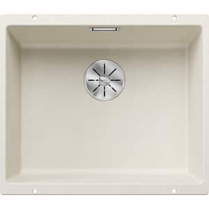 Chiuveta bucatarie BLANCO Subline 500-U, 1 cuva, compozit granit, crem