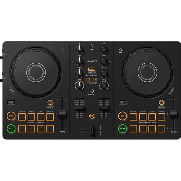 Controler DJ PIONEER DDJ-FLX2, 2 canale, negru