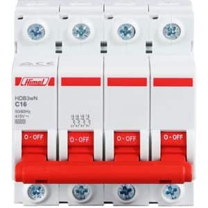 Siguranta automata modulara HIMEL HDB3WL4C20, 4P, 20A, curba C