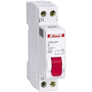 Siguranta automata modulara HIMEL HDB3WPNC25, 1P, 25A, curba C