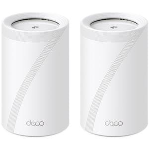 Sistem Wireless Mesh TP-LINK Deco BE65 BE9300, Tri-Band 574 + 2880 + 5760 Mbps, 2 buc, alb 