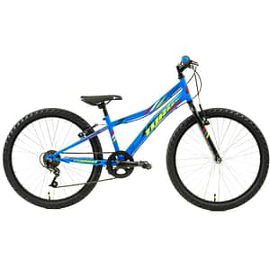 Bicicleta copii DHS Turbo, roata 24". frana V-brake, albastru
