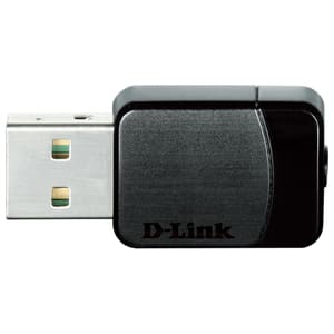 Adaptor USB Wireless D-LINK DWA-171, Dual-Band 150 + 433 Mbps, negru