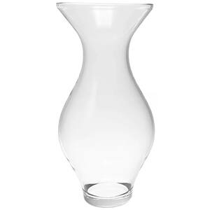 Vaza decorativa COK Euporie, sticla, 9 x 9 x 20 cm, transparent