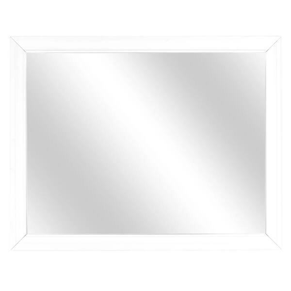 Oglinda decorativa Ryana, 104 x 93 cm, alb
