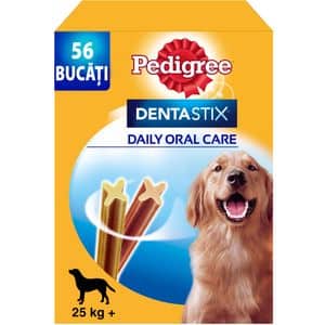 Recompensa pentru caini PEDIGREE DentaStix, Cereale, 8 x 270g