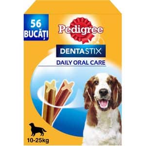 Recompensa pentru caini PEDIGREE DentaStix, Cereale, 8 x 180g