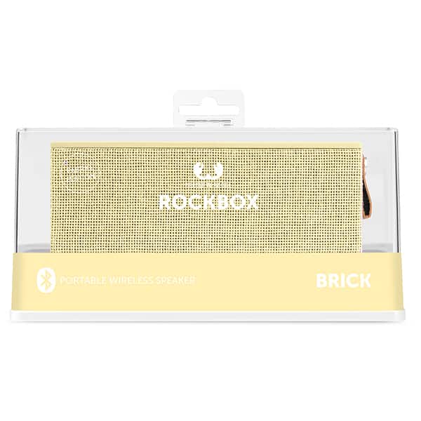 Boxa portabila FRESH 'N REBEL Rockbox Brick 157550, Bluetooth, Buttercup