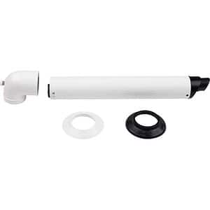 Kit evacuare gaze arse pentru centrala DAIKIN Altherma DRWTER60100AA, 60/100 mm, orizontal