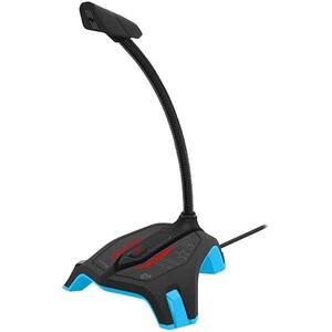 Microfon Gaming VERTUX Streamer-2, USB, negru-albastru