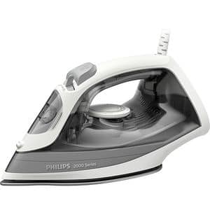 Fier de calcat PHILIPS Seria 2000 DST2020/80, 2000W, 110g/min, 250ml, talpa ceramica, gri-alb