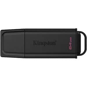 Memorie USB KINGSTON DataTraveler Exodia DTXG2/64GB, 64GB, USB 3.2, negru