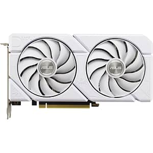 Placa video ASUS Dual GeForce RTX 4060 EVO White OC Edition, 8GB GDDR6, 128bit, DUAL-RTX4060-O8G-EVO-WHITE