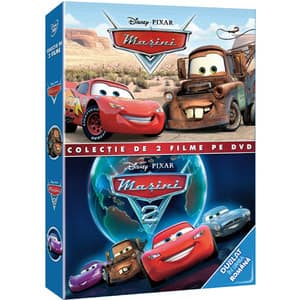 Pachet Masini + Masini 2 DVD
