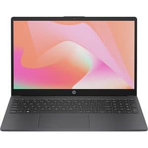 Laptop HP 15-fc1001nq, AMD Ryzen 5 7520U pana la 4.3GHz, 15.6" Full HD, 8GB, SSD 512GB, AMD Radeon 610M, Free DOS, gri