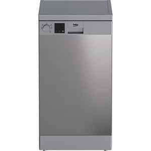 Masina de spalat vase independenta BEKO DVS05030X, 10 seturi, 5 programe, 45 cm, Clasa D, inox