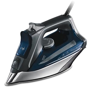 Fier de calcat ROWENTA Pro Master DW8221D1, 2800W, 200g/min, 310ml, talpa Microsteam 400 Laser, albastru inchis-argintiu