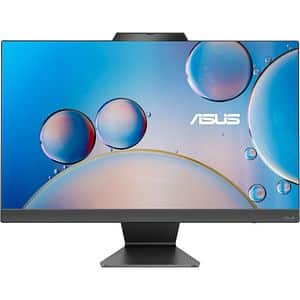 Sistem PC All in One ASUS A3402 E3402WVAK-BPC1040, Intel Core i3-1315U pana la 4.5GHz, 23.8" Full HD, 8GB, SSD 256GB, Intel UHD Graphics, Free DOS, negru
