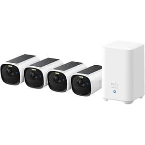 Kit supraveghere video EUFY eufyCam E40, 4 camere, 2K QHD, alb