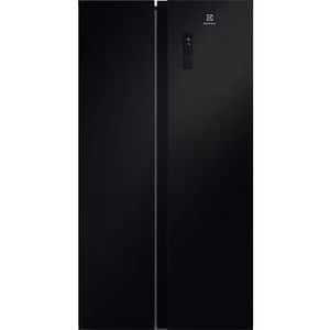 Side by Side ELECTROLUX EAT6ME53E0, No Frost, 532 l, H 177 cm, Clasa E, sticla neagra