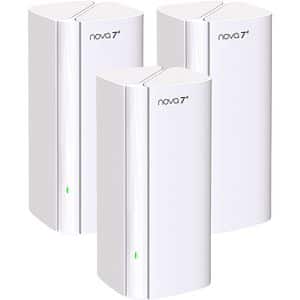 Sistem Mesh Wireless TENDA Nova EE3 BE3600, Wi-Fi 7, Dual Band 688 + 2882 Mbps, 3 buc, alb