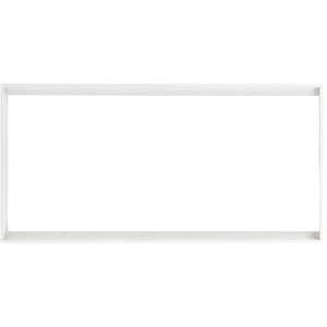 Rama panou LED NOVELITE, slim, aluminiu, 29.5 x 119.5 x 4.3cm, alb