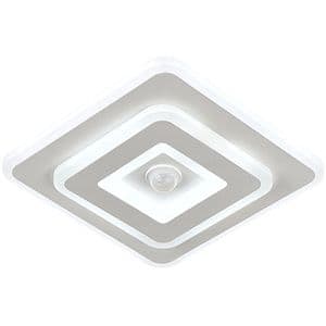 Plafoniera LED ERSTE Deco, senzor, 18W, 1950lm, IP20, alb