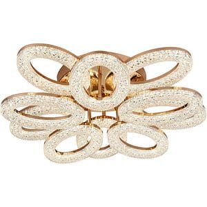 Lustra LED ERSTE Lucce, 120W, 15360lm, IP20, auriu