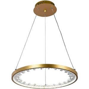 Pendul LED ERSTE Linea, 26W, 2080lm, IP20, auriu
