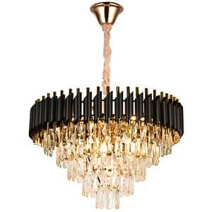 Candelabru ERSTE Cristal, E14, 40W, IP20, auriu