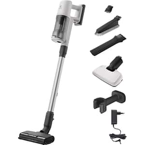 Aspirator vertical ELECTROLUX Seria 600 EP61HB21UV, 0.5l, 21.6V, autonomie max 50 min, alb-negru