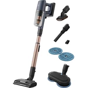 Aspirator vertical ELECTROLUX 800 WET EP82H25WET, 0.4l, 25.2V, autonomie max 90 min, albastru denim-auriu
