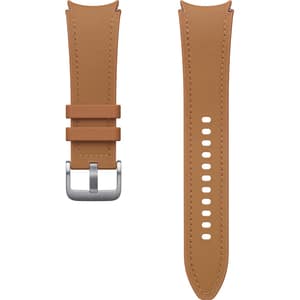 Bratara Hybrid Eco-Leather Band (Medium/Large) pentru SAMSUNG Galaxy Watch6 Classic, ET-SHR96LDEGEU, Camel