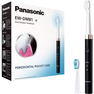 Periuta de dinti PANASONIC Sonic Vibration EW-DM81-K503, 31.000 miscari/min, 2 programe, 1 capat, negru