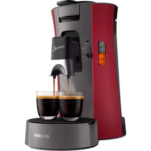 Espressor capsule SENSEO Select CSA230/91, 0.9l, 1450W, 1 bar, rosu-gri