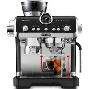 Espressor manual DELONGHI La Specialista Opera EC9555.BK, 2l, 1550W, 19 bar, Tehnologia Cold Extraction, negru