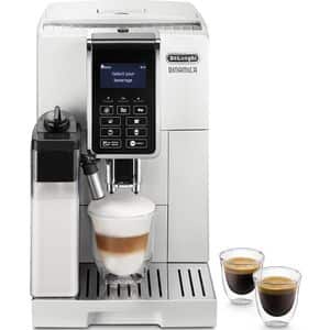 Espressor automat DELONGHI Dinamica ECAM350.55.W, 1.8l, 1450W, 15 bar, alb-argintiu