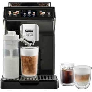 Espressor automat DELONGHI Eletta Explore ECAM 450.65.G, 1.8l, 1450W, 19 bar, gri inchis-negru