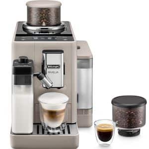Espressor automat DELONGHI Rivelia EXAM440.55.BG, 1.4l, 1450W, 19 bar, crem-negru