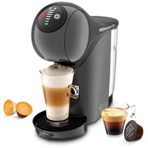 Espressor cu capsule KRUPS Dolce Gusto Genio S KP243B10, 0.8l, 1500W, 15 bar, gri inchis-negru