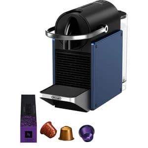 Espressor capsule NESPRESSO Pixie EN127.BL, 1l, 1260W, 19 bar, albastru inchis-negru